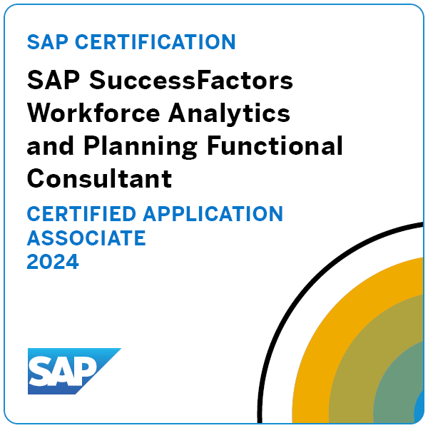Bild: Badge SAP Workforce Analytics and Planning (Functional)